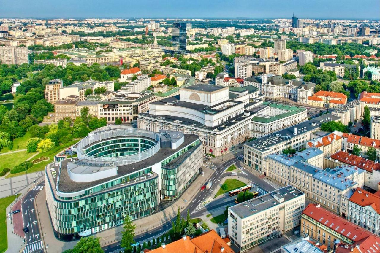 Super Apartament Brown 2X Metro Nowy Wifi Netflix Spotify Panorama Miasta Varsó Kültér fotó