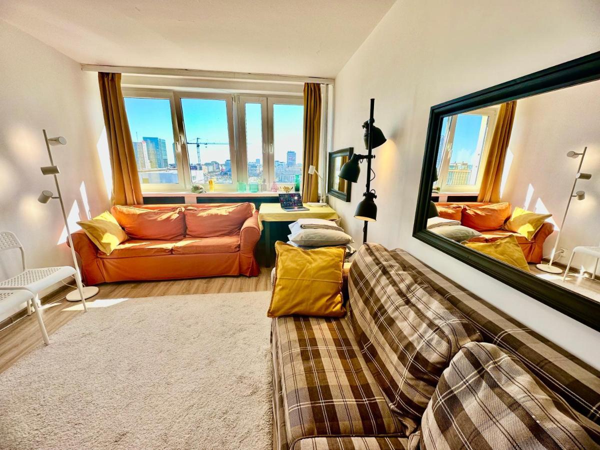 Super Apartament Brown 2X Metro Nowy Wifi Netflix Spotify Panorama Miasta Varsó Kültér fotó