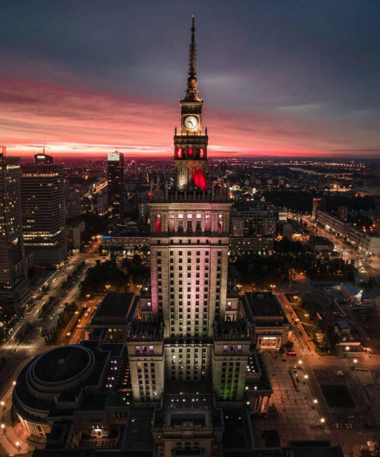 Super Apartament Brown 2X Metro Nowy Wifi Netflix Spotify Panorama Miasta Varsó Kültér fotó